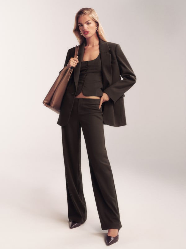 Vida Low Rise Pant - Mole